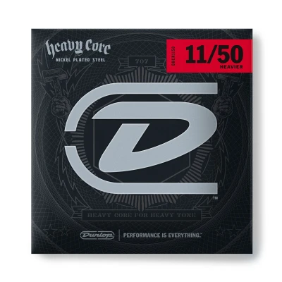 Струны для электрогитары Dunlop DHCN1150 Heavy Core, никель, 11-50