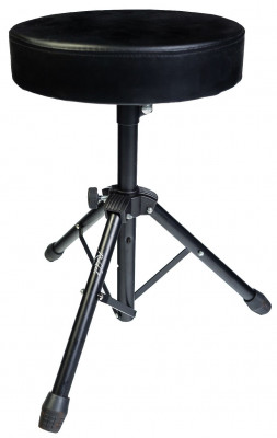 ROCKDALE 5132 круглый стул для барабанщика, диам 30 см, выс 52 см, металл, чёрный