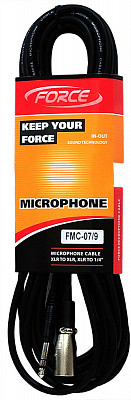 FORCE FMC-07/9 - Шнур аудио балансный Jack 1/4 stereo-XLR(M). 9 метров