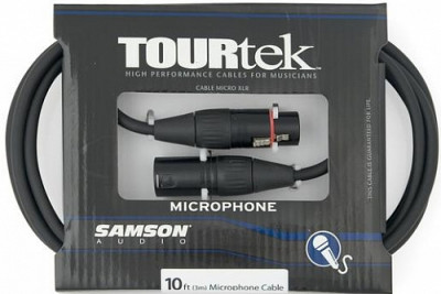 SAMSON TM10 микрофонный кабель XLR мама-XLR папа 3 м