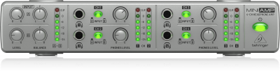 Усилитель мощности Behringer AMP800 V2 для наушников четырёхканальный