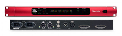 FOCUSRITE RedNet A8R АЦП/ЦАП конвертор, 8 аналоговых вх/вых, AES/EBU, Dante с резервированием сигнала и питания