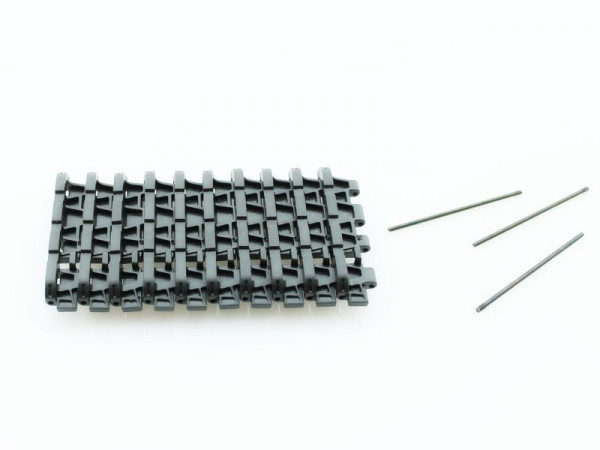 Запасные траки гусениц для танка Tiger 1 (ранняя версия), пластик (10 звеньев)