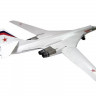 Сборная модель ZVEZDA Российский стратегический бомбардировщик Ту-160, подарочный набор, 1/144