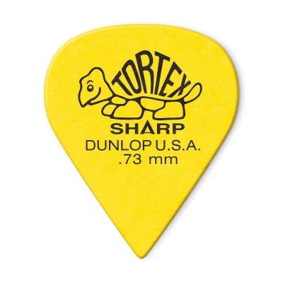 Медиаторы Dunlop 412R073 Tortex Sharp, толщина 0.73 мм, 72 шт.