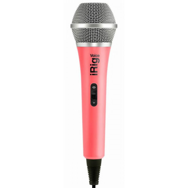 IK MULTIMEDIA iRig Voice - Pink караоке микрофон