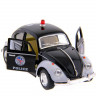 Машина Kinsmart  Volkswagen Classical Beetle (Police) инерция (1/12шт.) 1:32 б/к