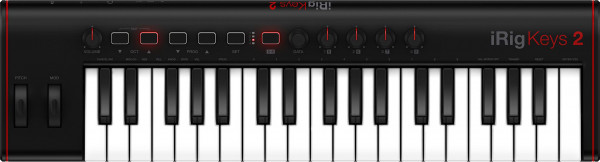 IK MULTIMEDIA iRig Keys 2 USB MIDI-клавиатура 37 уменьшенных клавиш для Mac/PC и iOS/Android