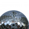 Диско-шар 20 см с мотором на батарейках - зеркальный шар