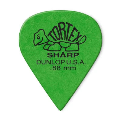 Медиаторы Dunlop 412R088 Tortex Sharp, толщина 0.88 мм, 72 шт.
