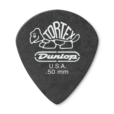 Медиаторы Dunlop 482P050 Tortex Pitch Black Jazz III, толщина 0.5 мм, 12 шт.