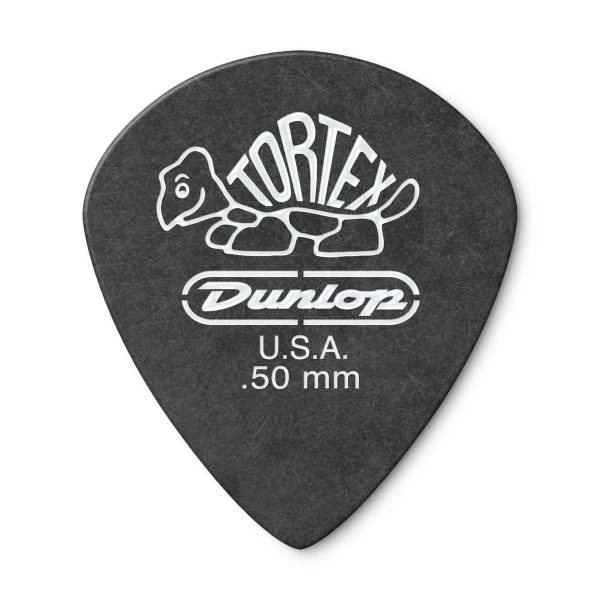 Медиаторы Dunlop 482P050 Tortex Pitch Black Jazz III, толщина 0.5 мм, 12 шт.