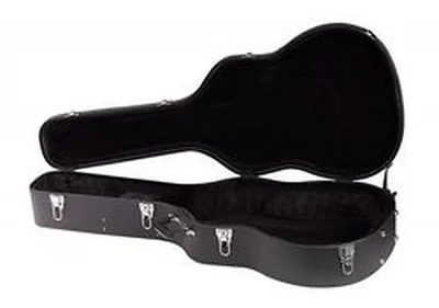 Фигурный кейс для акустической гитары Rockcase RC10609 B/SB, деревянная основа, черный tolex