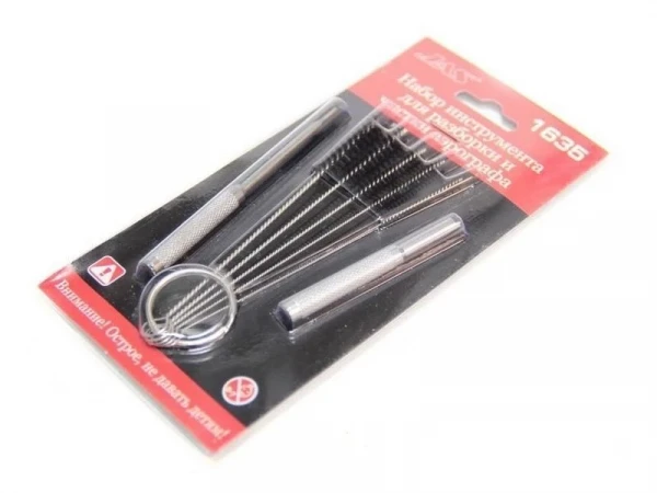 Набор инструмента для разборки и чистки аэрографа, 3 пред. (JAS-1635)