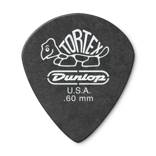Медиаторы Dunlop 482P060 Tortex Pitch Black Jazz III, толщина 0.6 мм, 12 шт.