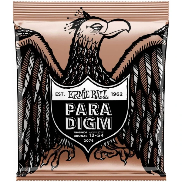 Струны для акустической гитары Ernie Ball 2076 Paradigm Phosphor Bronze 12-54