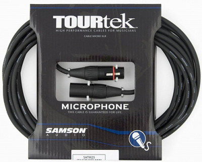 SAMSON TM25 микрофонный кабель XLR мама-XLR папа 7,6 м