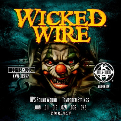 KERLY KXW-0942 Wicked Wire Roundwound Tempered струны для электрогитары