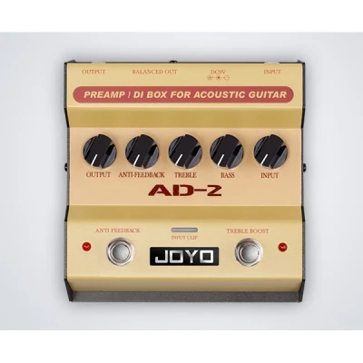 JOYO AD-2 Acoustic Guitar Preamp/DI эффект для акустической гитары напольный преамп/директ-бокс