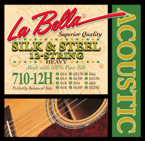 LA BELLA 710-12H струны для 12-струнной акустической гитары