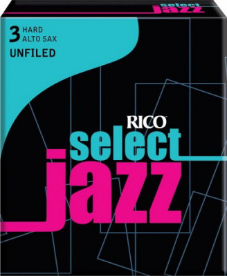RICO RRS10ASX3H Select Jazz Unfiled №3H 10 шт трости для саксофона-альта