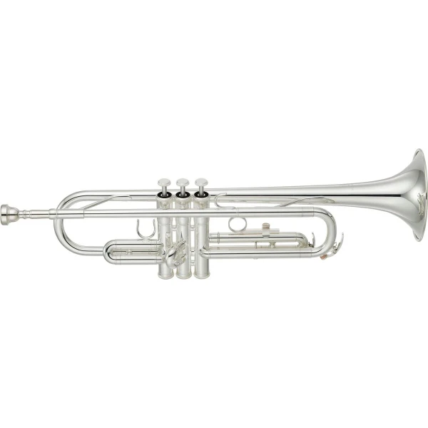 Труба Bb стандартная Yamaha YTR-2330S, средняя, yellow brass, посеребрённая, 123 мм, ML:11
