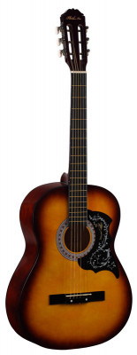 Акустическая гитара PHIL PRO AS-39 SB 2-х тональный санбёрст