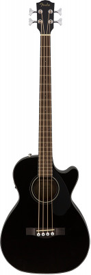 Fender CB-60SCE Bass Black LR Электроакустическая бас-гитара