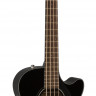 Fender CB-60SCE Bass Black LR Электроакустическая бас-гитара
