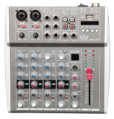 Микшерный пульт SVS Audiotechnik AM-6 DSP аналоговый 6-канальный