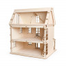 Деревянный конструктор Lemmo Кукольный дом «Венеция» (наборы мебели не входят в к-т), 172 детали