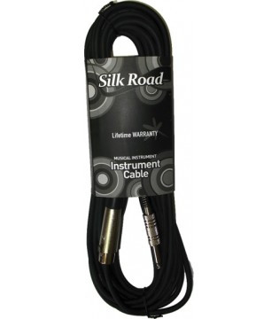 Кабель микрофонный SilkRoad MCJ-5 5 м Jack-XLR(F) черный