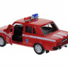 Машина Autotime "LADA 2106" пожарная охрана 1:36