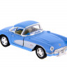 Машина Kinsmart "Chevrolet Corvette 1957" инерция (1/12шт.) 1:34 б/к