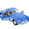 Машина Kinsmart "Chevrolet Corvette 1957" инерция (1/12шт.) 1:34 б/к