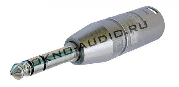 Адаптер переходник Neutrik NA3MP 1/4 TRS - 3-контактный XLR