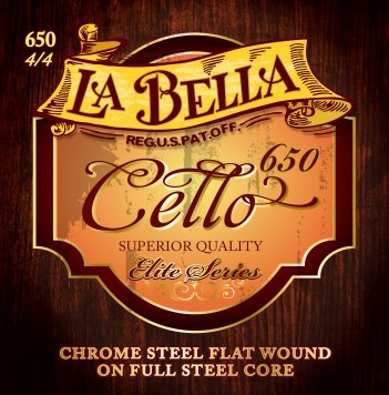 Струны для виолончели 4/4 La Bella 650
