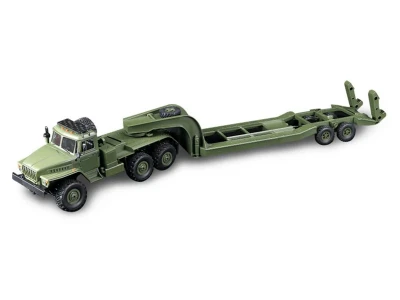 Радиоуправляемая машина WPL военный грузовик B-36 с тралом (зеленый) 6WD 2.4G 1/16 RTR