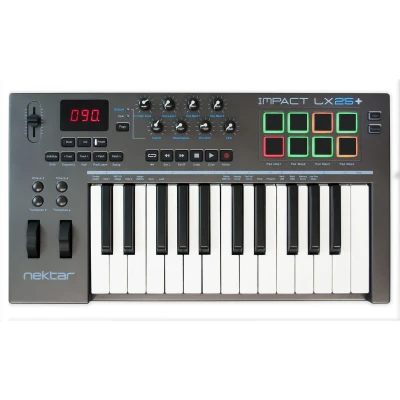 USB MIDI клавиатура Nektar Impact LX 25+, 25 клавиш, совместимо с Mac/PC/iPad/ПО Bitwig 8-Trac