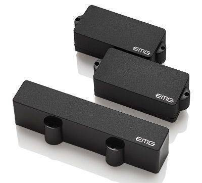 EMG PJ set BK - комплект звукоснимателей: EMG-P (2 корпуса) + EMG-LJ, тембр-блок