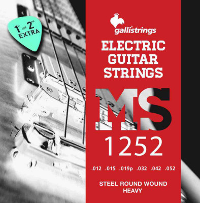 Комплект струн для электрогитары 012-052 GALLI STRINGS MS1252 Heavy