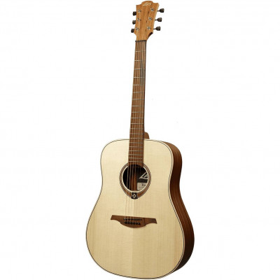 Акустическая гитара LAG T-70D Дредноут натурального цвета