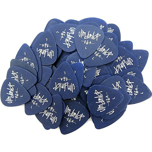Медиаторы Dunlop 479RLT Poly Light 72Pack, light, синий, 72 шт.