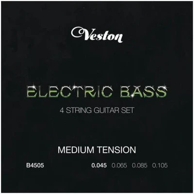 Струны для бас-гитары VESTON B 4505 Medium среднее натяжение