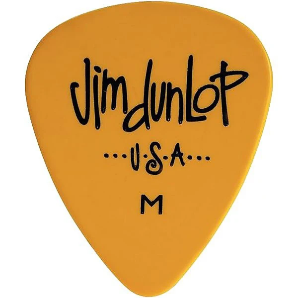 Медиаторы Dunlop 479RMD Poly Medium 72Pack, medium, желтые, 72 шт.