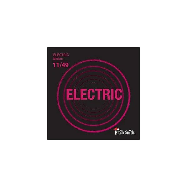 Струны для электрогитары BlackSmith Electric Medium 11/49, 11-49, никелированные