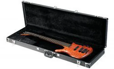 Стандартный кейс для бас-гитары Rockcase RC10605B/4(SB), деревянная основа, черный tolex