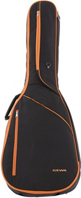Чехол для классической гитары 4/4 GEWA IP-G Classic 4/4 Orange чёрный с оранжевой отделкой