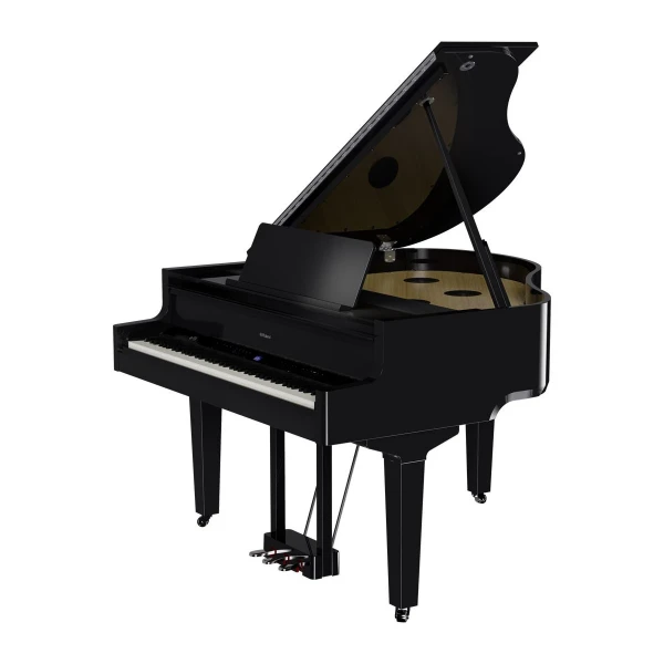 Цифровой рояль-дисклавир премиум класса Roland GP 9M PE, длина 151 см, цвет черный полированный