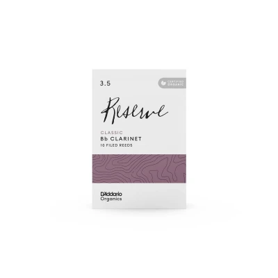 Трости для кларнета Bb D'Addario ODCT1035 Organic Reserve Classic (3.5), 10 шт. в пачке